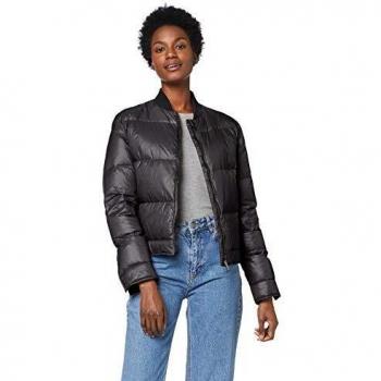 BOSS Damen Obarking Daunenjacke im Bomber-Stil mit wasserfesten Eigenschaften