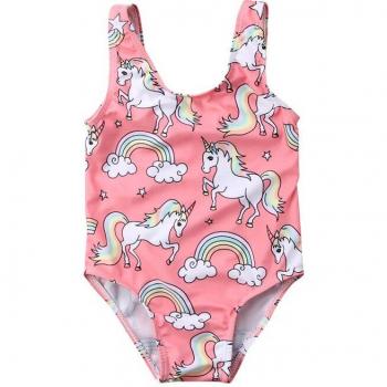 Unicorn Pink Swimsuit for Infants
