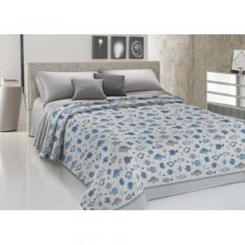 Copriletto Piquet Oceano 100% Cotone 1 Piazza e Mezza Bianco