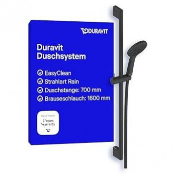 Duravit douche complète UV0680001046 noir mat