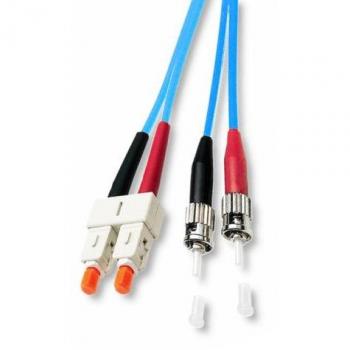 Cordon fibre optique Duplex multimode 50/125 ST / SC