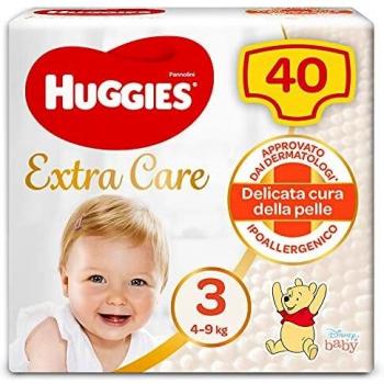 Hugg.Extra Care 4/9kg 3 40pz