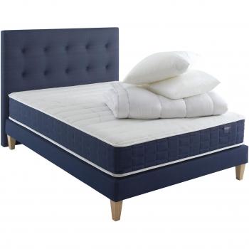 Soméo 140x200 Ensemble Premium – Matelas, Sommier, Tête de Lit