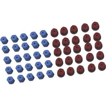 50pcs Auto Air Conditioning System Valve Cap High Low Pressure Dust Cap