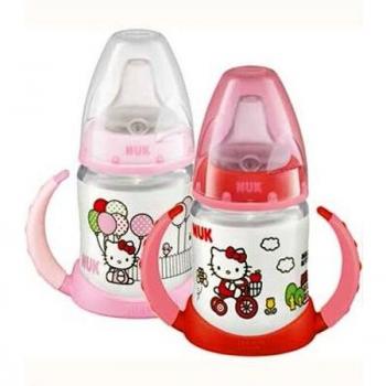 Biberon d’allaitement Hello Kitty 150 ml – Bec en silicone, taille 2