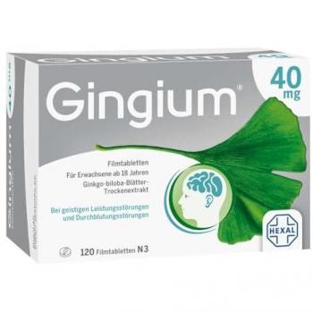 Gingium 40 mg Filmtabletten, 120 Stück
