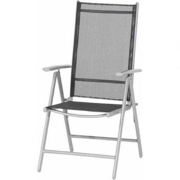 BURI Campingstuhl Saturn Aluminium Klappstuhl