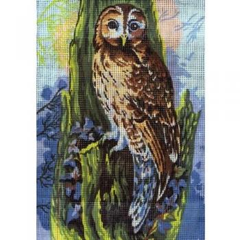 Celestial Owl Patterned Tapestry Kit