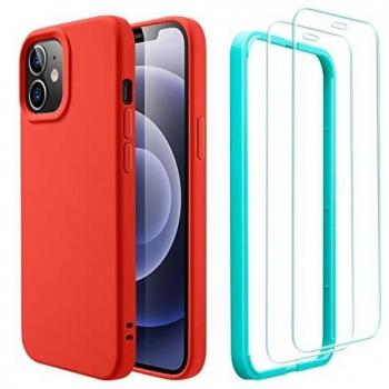 Funda de Silicona y Cristales Templados ESR para iPhone 12/12 Pro