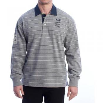 Polo Larghezza Comoda Grigio per Uomo L