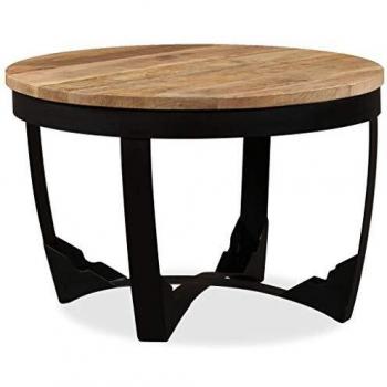 Vidaxl Solid Rough Mango Wood Coffee Table 60x40 cm