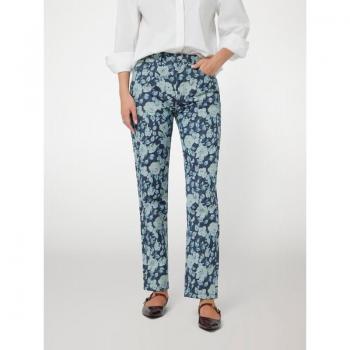 Guess Denim Jeans with Floral Jacquard Design