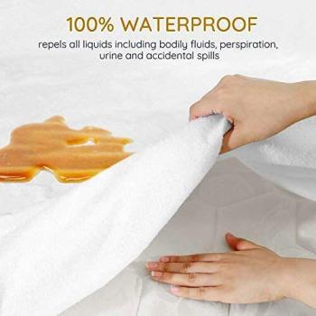 LUTE 100% Waterproof Mattress Cover Double