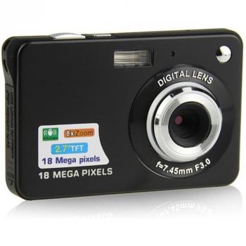 Caméra 21MP Rechargeable – 2,7” LCD, Vidéo HD pour Tous âges