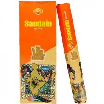 Incienso Sándalo SAC Caja Hexagonal 20 Varillas