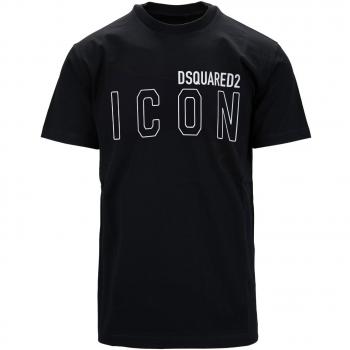 Dsquared2 Black Short Sleeve Tee for Men Size S