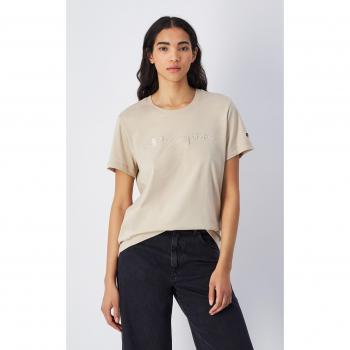 T-shirt jersey con grande logo tono su tono