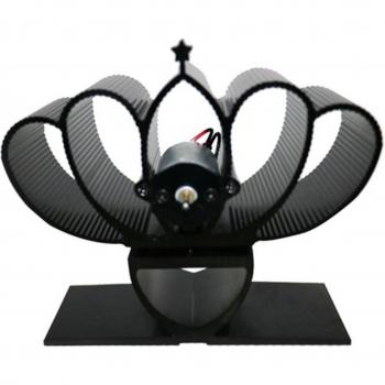4-Blade Heat Powered Wood Stove Fan