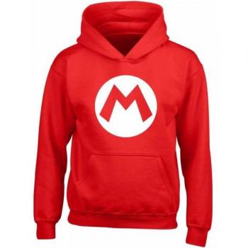 Super Mario Red Hoodie 5-6 Years Kids
