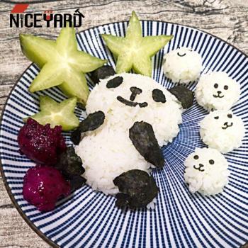 Panda Cartoon Sushi Nori Rice Mold Kitchen Tool