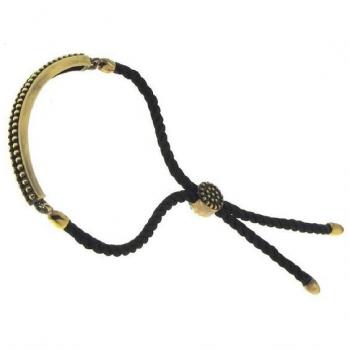 Braccialetto Panarea Argento e Marrone One Size