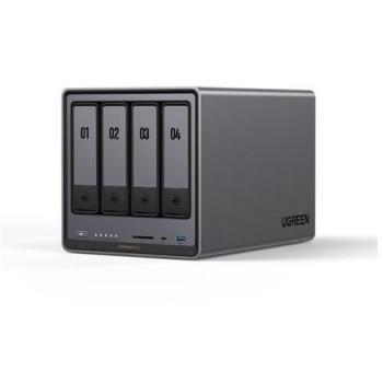 UGREEN NASync DXP4800 Plus 4-Bay 8GB DDR5 Diskless NAS with Dual Ethernet (2.5GbE + 10GbE)