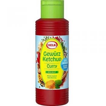 Hela Delikat Curry-Ketchup mit Originalgewürzen 300 ml