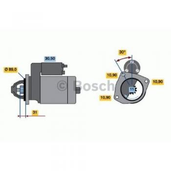 BOSCH Anlasser 0 986 018 990