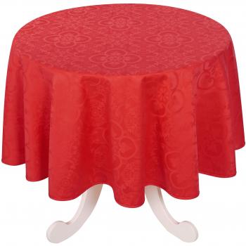 Nappe de Table Vent Du Sud, Coton Peigné, Vermeil, 168x168 cm