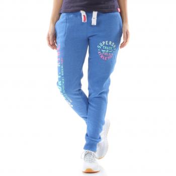 Superdry Damen Jogginghose Track & Field Boardwalk – Blau, L