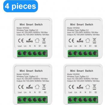 Module de commutation Zigbee 16A compatible Alexa