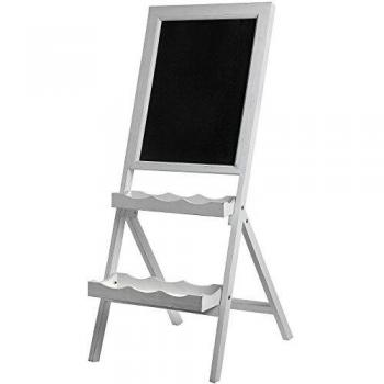 Antigüedad Shabby Chic: Blanco y Pizarra con Bandejas