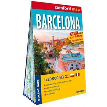 Barcelone 1/20.000 (carte poche format laminée