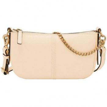 Fossil Borsa a Tracolla con Tasche Interne Bianca