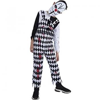 Jumpsuit sangriento con camiseta y máscara para niños