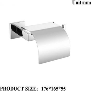 Stainless Steel Double Towel Bar – Chrome Polished Bathroom Towel Rack, Includes Soap Dish and Toilet Brush Holder