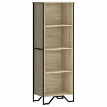 VidaXL Engineered Wood Bookcase Sonoma Oak 50x31x137.5 cm