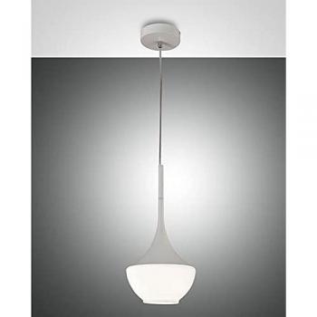 Fabas Luce Apollo Pendelleuchte 1-flammig Weiss E27