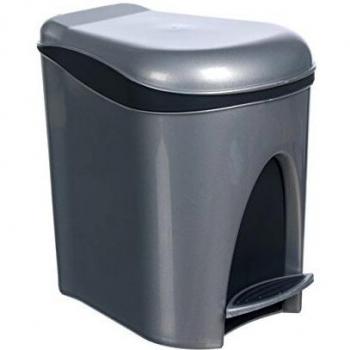 Cubo Pedal 7L Nature Gris