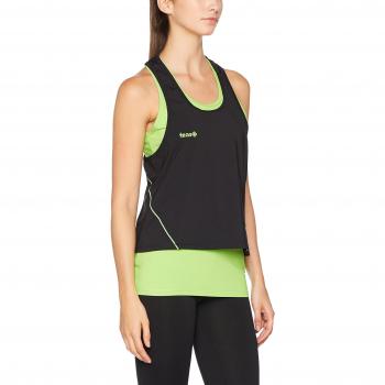 Damen-SUBIA Tank Top von Izas – Schwarz & Hellgrün, XXL