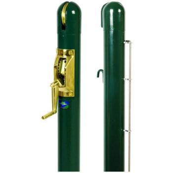 Edwards 20‑ft Round Steel Socketed Tennis Post