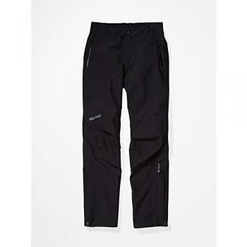 Marmot Pantalones de Lluvia para Mujer, Minimalistas, Impermeables, Transpirables, Black, XS