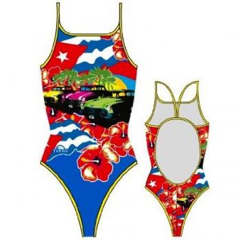 TurboTronic Damen Bikini-Unterteil Cuba, Mehrfarbig, Größe L