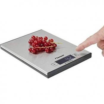 Balance de cuisine numérique Bestron avec écran LCD, Capacité 5 kg, Précision à 1 g, Acier inoxydable
