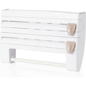Armoire d’appoint 4 en 1 : papier, serviette, film