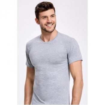 Sous-vêtement gris à col rond pour homme Principle 1122, 10 pièces