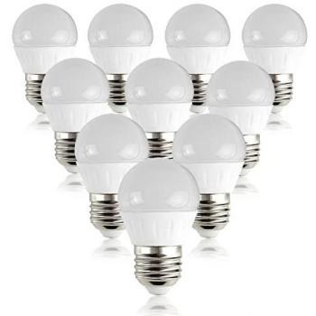 E27 4W Warm White LED Golfball Bulbs