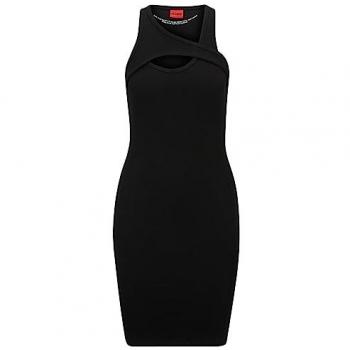 Vestito HUGO Nelindi Nero per Donna