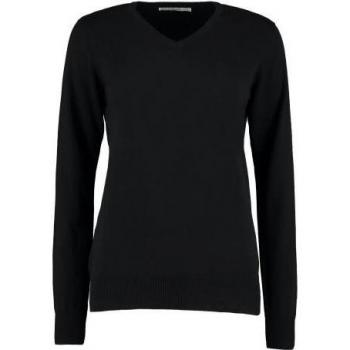 Kustom Kit Arundel V‑Neck Sweater – Navy, UK Size 12
