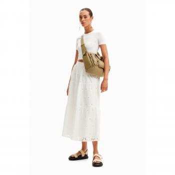 Jupe longue Desigual Vicenza blanche